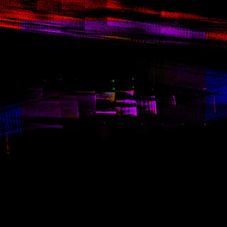 colofrul abstract lines on black background